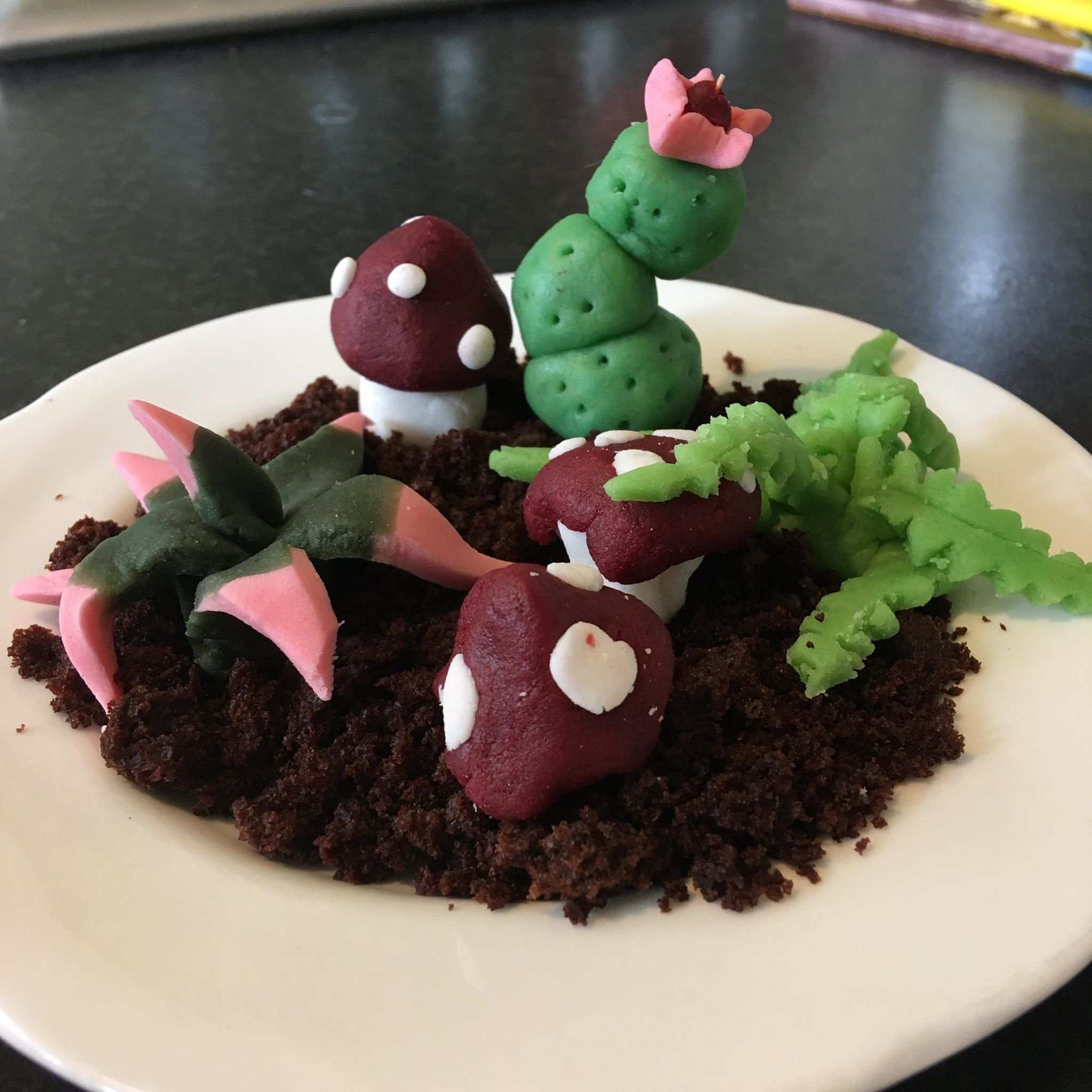 Parracombe ‘Not Quite Chelsea’ on a plate