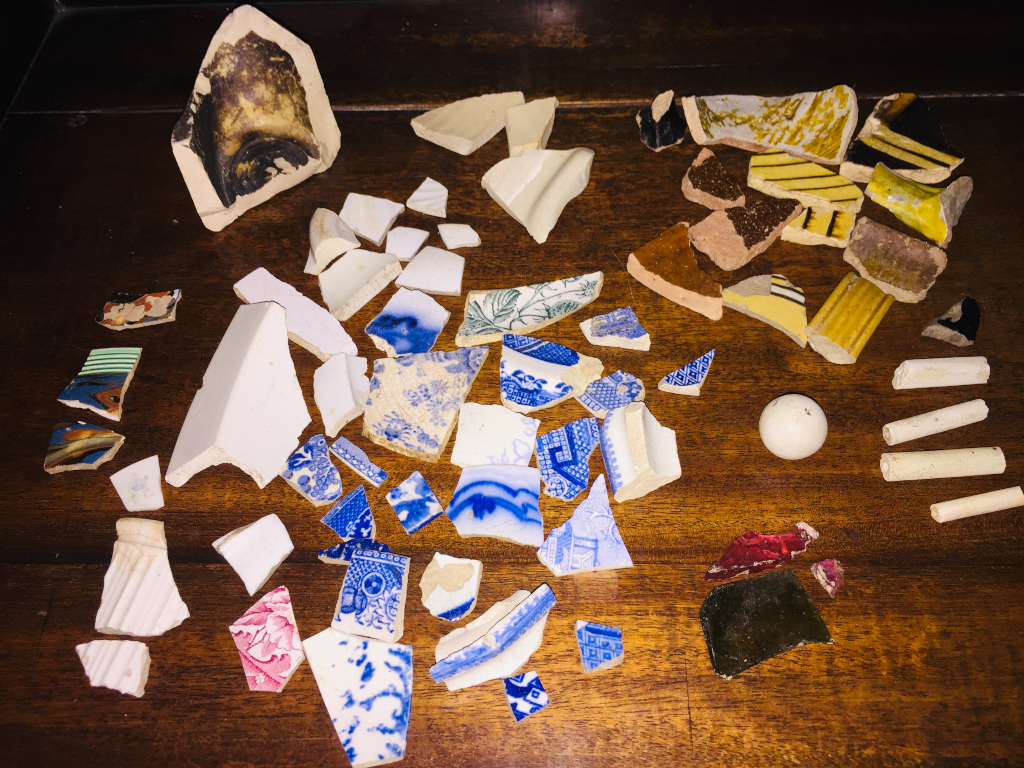 100 objects 03: “Small finds” from the garden at South Hill House