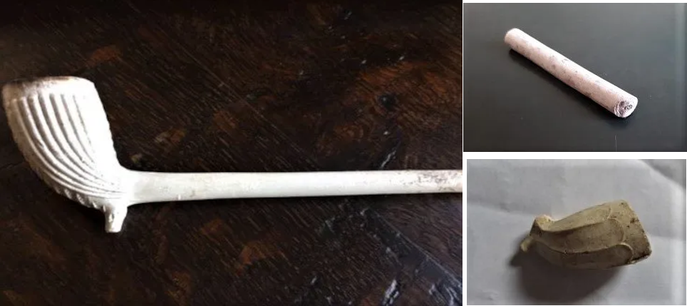 100 Objects 13,14,15: Clay Pipes